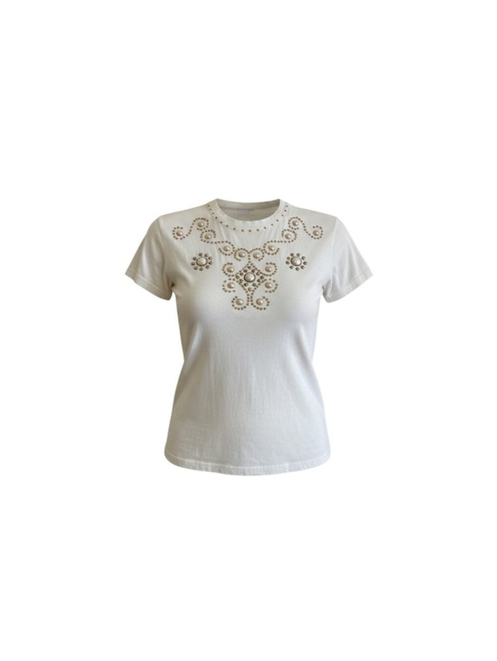 Vintage Embellished Studded T-Shirt